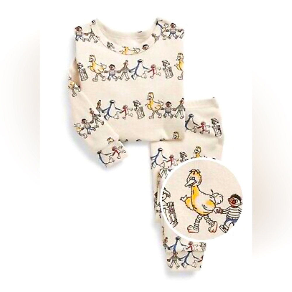 Like new Gap Sesame Street Organic Cotton Pajamas
